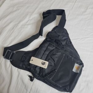 Carharttwork In Progress Black Sling Bag